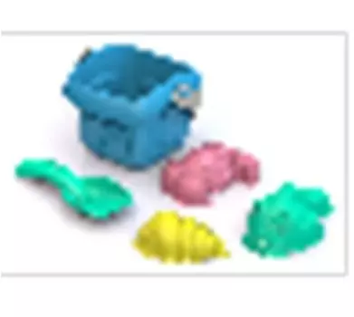 Набор для песка нордпластлето шкода №2 ведро+совок+3 формочки шкд46