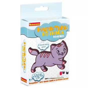 Набор для творчества Bondibon магнитик из гипса кошечка вв2011