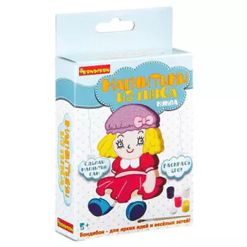 Набор для творчества Bondibon магнитик из гипса кукла вв2013