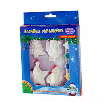 Набор для творчества BONDIBON роспись керамики ёлочные украшения вв0973