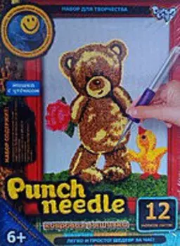 Набор для творчества Danko Toys ковровая вышивка медвежонок №3 pn-01-06