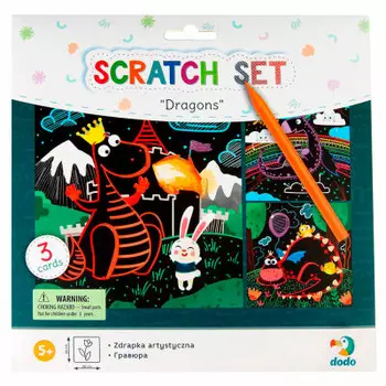 Набор для творчества додо гравюра драконы