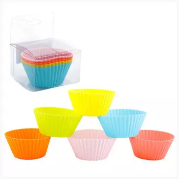 Набор форм для выпечки 6шт Mallony Roseo 7236