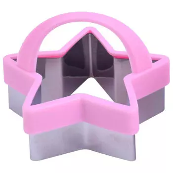 Набор форм звездочки 3шт МультиДом 4,5*5см 6*6см 8*6,5см кулинарные an8-22