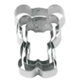 Набор формочек для выпечки 3 шт Unigood медвежонок mu614-028