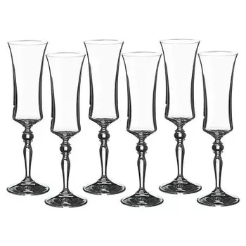 Набор фужеров для шампанского 190 мл 6 шт грейс арти-м 674-283