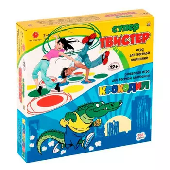 Набор игр напольных рыжий кот супер-твистер/крокодил ир-5473