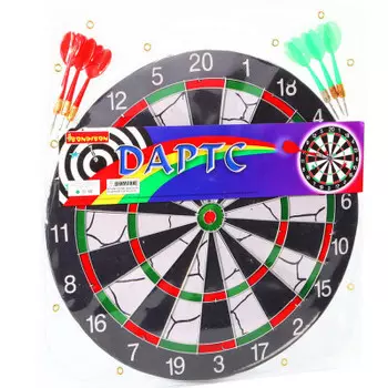 Набор игровой дартс бондибон 38см 6 дротиков вв0311