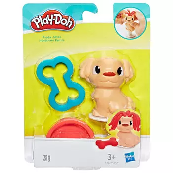 Набор игровой для лепки Hasbro Play-Doh со штампами щенок мини e2124