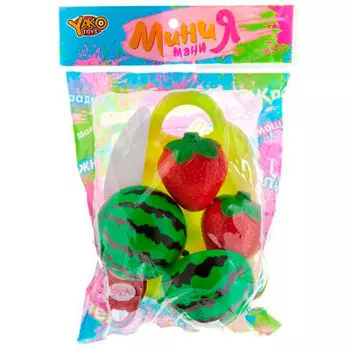 Набор игровой минимания продукты нарезка на липучках м6023