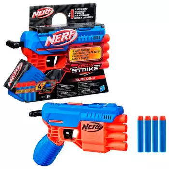 Набор игровой нерф бластер+пули 4 шт альфа страйк кло 42007 f2218