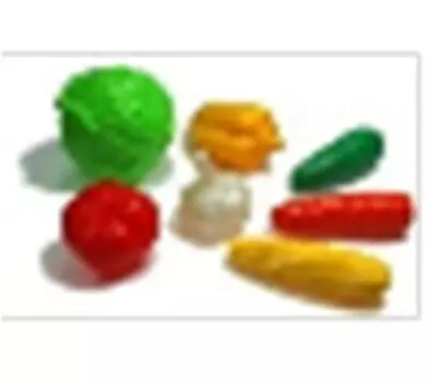 Набор игровой нордпласт овощи 7 предметов в/с 434