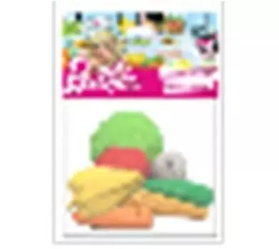 Набор игровой нордпласт овощи барби 7шт в/п 446