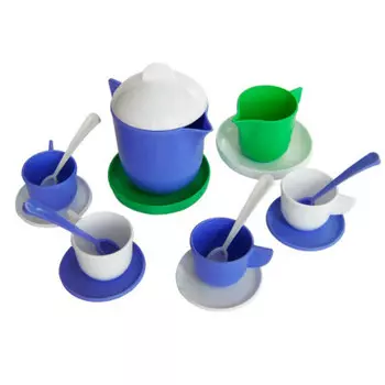 Набор игровой пластмастер посудка сервиз кофейный 21013