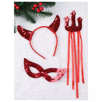 Набор карнавальный 3 в1 миленд дьявол в маске крк-5761