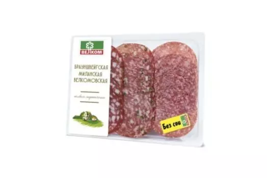 Набор колбас браун велком милан сырокопченая 90 г нарезка велком