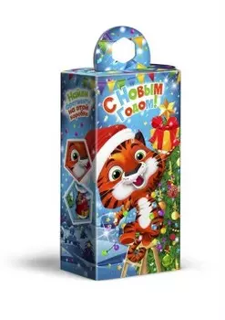 Набор кондитерских изделий подарочный №484 фокусы 300 г рубин