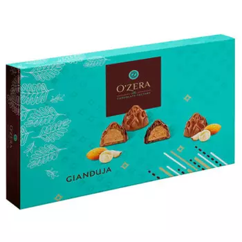 Набор конфет Озера 225г паста с лесными орехами