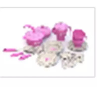 Набор кухонной и чайной посудки нордпласт барби 21 предмет в/с 639