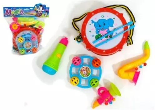 Набор музыкальных инструментов там-там 7 предметов 2298-2