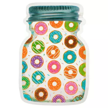 Набор пакетов для хранения сыпучих продуктов 3 шт мармитон банка пончики 17*25 см зиплок 1