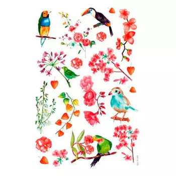 Набор пасхальный переводные картинки