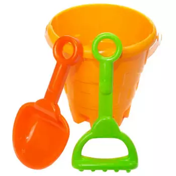 Набор песочный №2 тишин папа ведро/лопатка/грабли