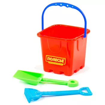 Набор песочный Полесье №62 красный 3553