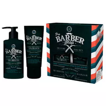Набор подарочный барбершоп мен шампунь 320мл+бальзам п/бритья 100мл