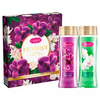 Набор подарочный Camay экзотик гель для душа 250мл+гель для душа 250мл
