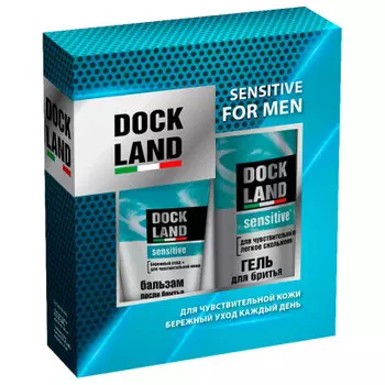 Набор подарочный дакланд сенситив мен гель для бритья 200 мл+бальзам п/бритья 75 мл