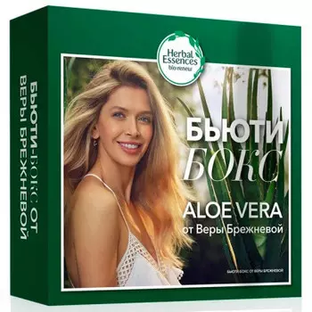Набор подарочный Herbal Essences Beauty бокс алоэ вера масло для волос 100 мл+шампунь 380 м