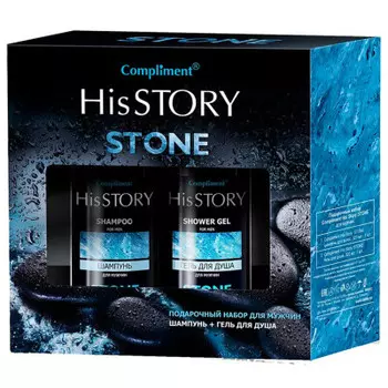 Набор подарочный комплимент мен хиз стори стоун шампунь для волос+гель для душа