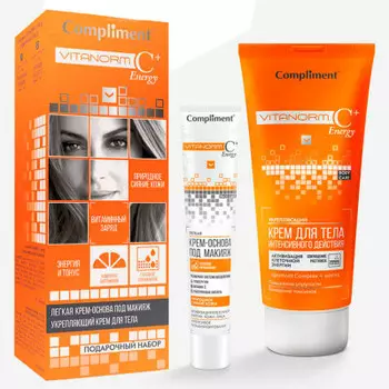 Набор подарочный комплимент витанорм крем-основа под макияж 50мл+крем д/тела 250мл