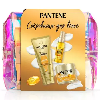 Набор подарочный Pantene интенсивное восстановление бальзам 200 мл+маска 300 мл+масло 100