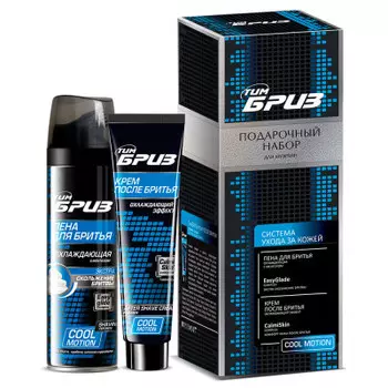 Набор подарочный тимбриз мен кул моушн пена для бритья 200 мл+крем п/бритья 75 мл
