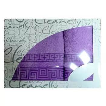 Набор полотенец дм 50*90+70*130 см дедало лиловый кц-2601-3501-2531