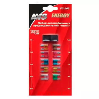 Набор предохранителей мини в блистере fc-269