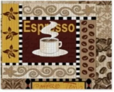 Набор салфеток 3шт 30*30 домвелл рогожка кофейное изобилие 257044