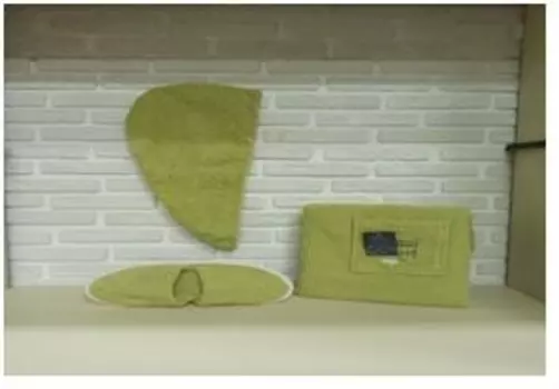 Набор сауна 3 пр салатовый