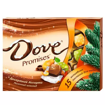 Набор шоколадный дав промисис 118 г десертное ассорти марс