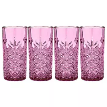 Набор стаканов 310мл 4шт Pasabahce Timeless аметист 484-761