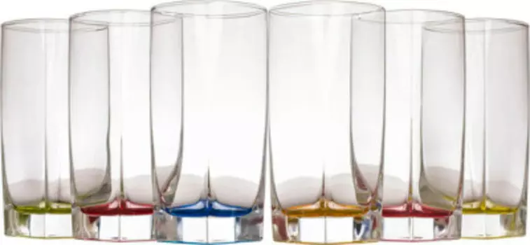 Набор стаканов 330мл 6шт Luminarc стерлинг брайт колорс высокие j8934