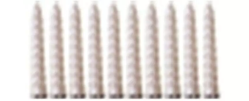 Набор свечей 10 шт.адпал металлик кремовый 348-648