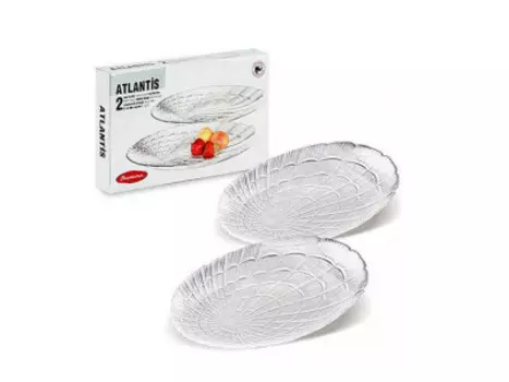 Набор тарелок Pasabahce Atlantis 2шт 14х24см 10238