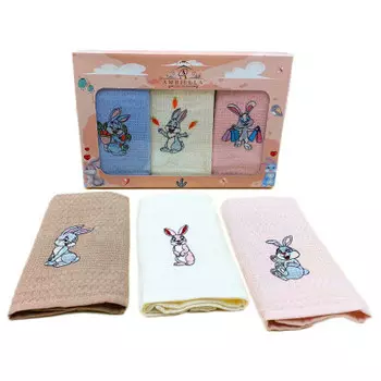 Набор вафельных полотенец 40 х60 3 предмета