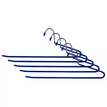 Набор вешалок для брюк 5 шт нео блу 35 см металл