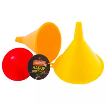Набор воронок Mallony 11*10,5*10см 3 шт 985863