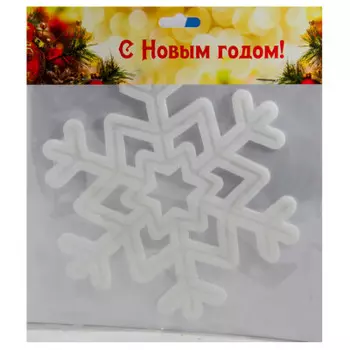 Наклейка на окно снежинка us18x28