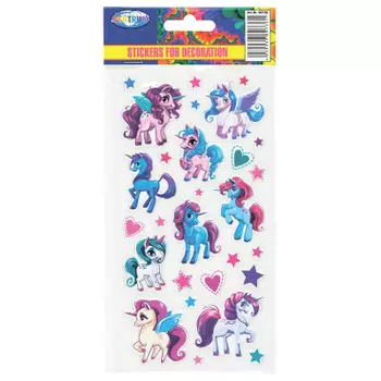 Наклейки объёмные центрум 3 дизайна декоративные 80736